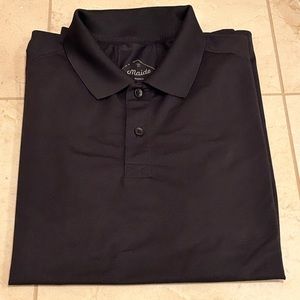 Bonobos Maide golf polo black m-flex slim fit medium